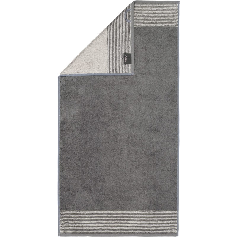 CAWÖ Home Luxury Home Two-Tone Hand Towels 590 Slate 77