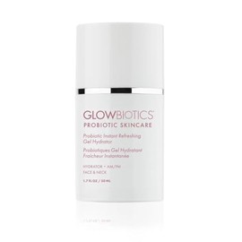 Glowbiotics Hidratante de gel refrescante instantneo probitico hidratante facial ligero para pieles grasas, restaura la barrera natural de la piel... 