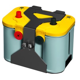 Universal Battery Box Tray Truck Battery Tray Battery Holder Battery Mount Bracket for Optima Group 34/78 Batteries