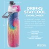 O2COOL ArcticSqueeze Insulated Mist 'N Sip Water Misting Bottle -