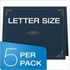 Oxford Certificate Holders, Letter Size, Dark Blue, 5 per Pack