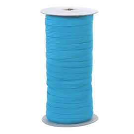 PATIKIL Elastic Bands 6mm x 45 Meters, Polyester Flat Elastic Cord Stretch Strap for Sewing Crafting DIY, Blue