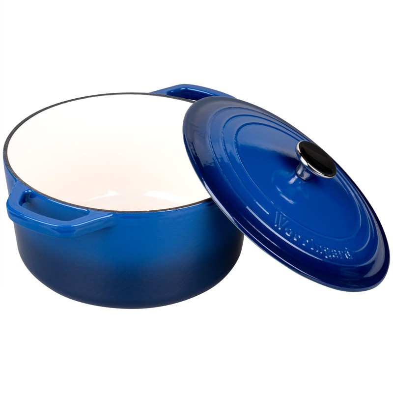 VORRINGARD Enameled Cast Iron Dutch Oven Pot with Lid, for