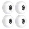 PATIKIL 52mm Skateboard Wheels with Bearings, 4 Pack Street Wheels