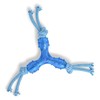 Petface (Little Petface) Tripod Puppy Dog Chew Toy, Blue