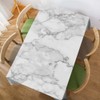 Walmsco Tablecloth White Gray Marble Decor For Dining Room Kitchen