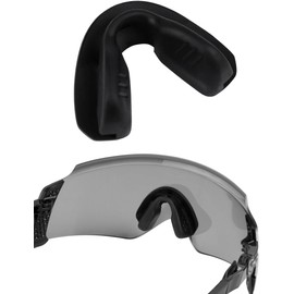 Bwake Replacement Nose Pieces Pads for Oakley Kato OO9455 OO9455M/Encoder OO9471 OO9472F/Kato X OO9475 Sunglasses - Black