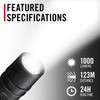 Coast PX9R Rechargeable LED Flashlight with Dual Optic Lighting, Pocket