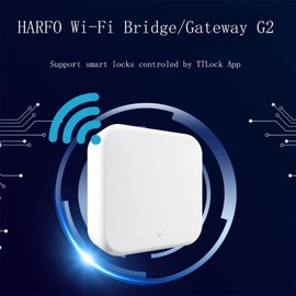 HARFO Wi-Fi Gateway/Wi-Fi Bridge for APP Lock series, Keyless Entry Electronic Door Lock Bluetooth Lock Wi-Fi Gateway/Wi-Fi Bridge, G2 Gateway, G2 Hub