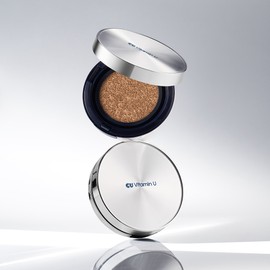 SeeU Skin [CU Vitamin U] Cover Fit Cushion Pact No. 21 15g+ (Refill+15g) / [CU 비타민U] 커버핏 쿠션 팩트 21호 15g+(리필+15g)