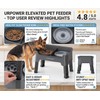 Adjustable Elevated Pet Feeder for Dogs and Cats – 3