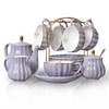 Porcelain Tea Sets British Royal Series, 8 OZ Cups& Saucer