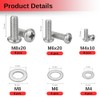 Universal TV & Monitor Mounting Hardware Kit – 24pcs M4,