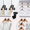 20 Pcs Space Saving Heart Hanger Connector Hooks Space Hanger