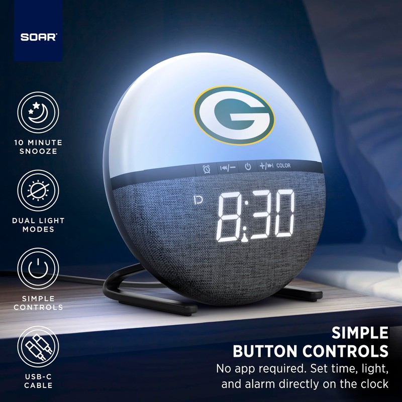 SOAR Collegiate Sunrise Alarm Clock, Penn State Nittany Lions