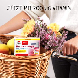 Doppelherz B12 Vita-Energy Drinking Bottles - Energy and Performance for Body and Mind - Vitamin B12 to Reduce Fatigue and Fatigue - 8 x 10ml