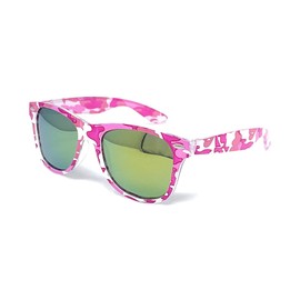 VENICE EYEWEAR OCCHIALI Polarised Sunglasses for Boys or Girls Vintage Children Pink 2 One Size, Pink (pink 2)