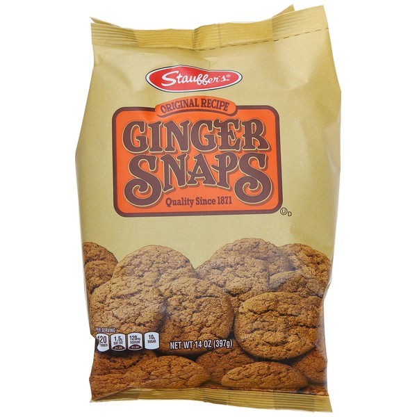 Stauffer Cookie Ginger Snap, Original, 14 oz