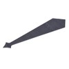 Fascia Finial Anthracite Grey Woodgrain