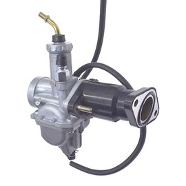 WFLNHB Carburetor with Intake Boot Replacement for Yamaha Moto 4 YFM225 1986 1987 1988 Carb