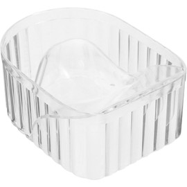 Cuenco para manicura transparente acrílico para remojo de manos y limpieza de uñas en nail salon y uso doméstico suaviza piel muerta