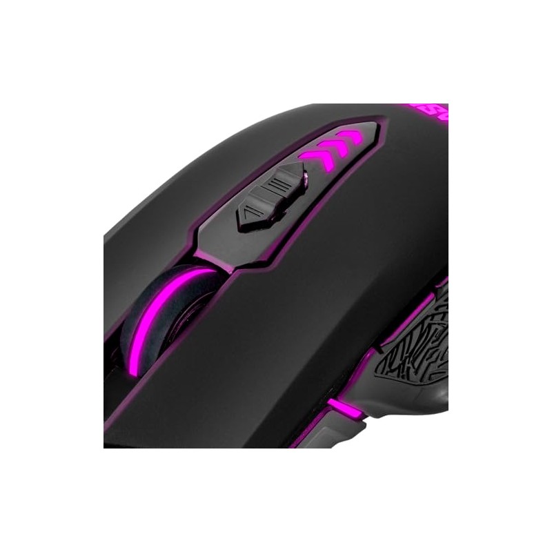 Mouse Gamer alámbrico para PC/Mac 6,400 dpis con luz led