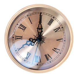 ULTECHNOVO Antique Decor Wall Quartz Clock Silent Wall Clock for Bedroom Living Room