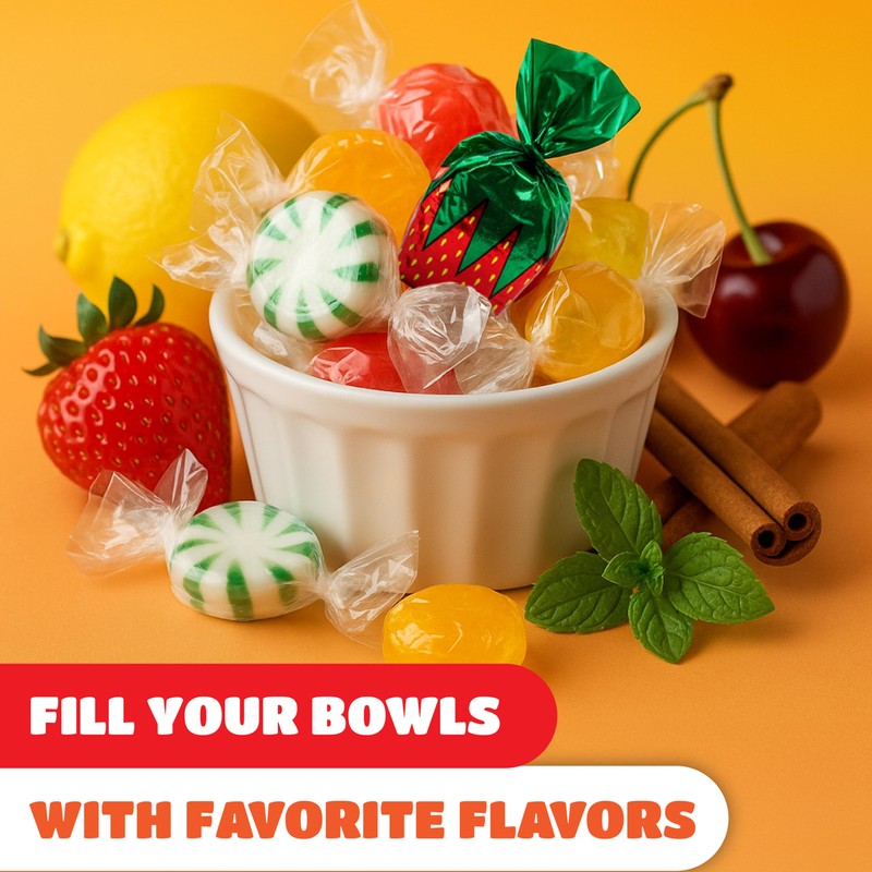 Old Fashioned Hard Candy Assortment - 3 Pound Bulk Pack