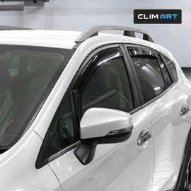 CLIM ART in-Channel Incredibly Durable Rain Guards for Subaru XV Crosstrek 2018-2023, Original Window Deflectors, Vent Window Visors, Vent Deflector, 4 pcs. - 618415