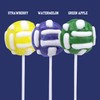 Volleyball Lollipops, Individually Wrapped Candy for End of Year Team