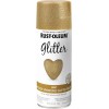 Rust-Oleum 301495 Specialty Glitter Spray Paint, 10.25 oz, Gold