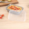 Restaurantware Futura 24.3 Ounce Meal Prep Containers With Lids 100