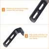 MOROBOR 4pcs PVC Coated Bed Ladder Hooks, Black Iron Bunk