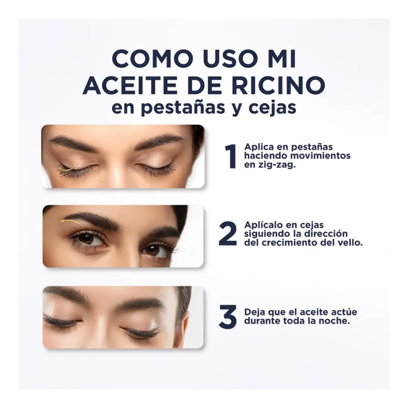 Pack Hebbe Cosmetics Aceite Ricino Almendras Coco Orgánico Puro 300ml