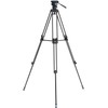 Benro KH25PC Video Tripod with Head, 15lb Payload, Continuous Pan