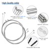 4PCS Universal Bike Brake Cable,Replaceable Brake Inner Wire Cable, Include