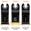 CONNOO 120 Pack Oscillating Saw Blades, Multitool Oscillating Tool Blades