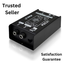Unknown Pyle PDC21 Premium Direct Injection Audio Box, 1/4" Connector, Black