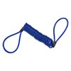 X AUTOHAUX Blue Motorcycle Disc Lock Cable Universal Anti-theft Wheel