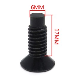 SMT- 16 PCs Windshield Frame/Hinge Torx Screws Compatible With 1976-2006 Jeep Wrangler CJ YJ TJ [P/N: TGHD-BOT-J-W016-BK]