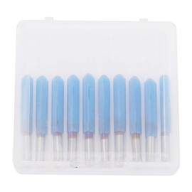 Tungsten Steel CNC Router Cutter Bit Blue Plating 3.175(30°) Wood Engraving Knife Bit Set(0.8mm