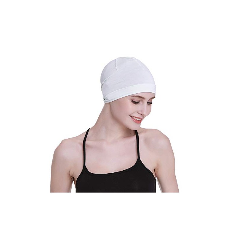 FocusCare Bamboo Sleep Cap for Hair Loss Home Head Cover
