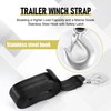 Boat Trailer Winch Strap Replacement with Hook for Boat, Fishing