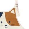 balvi Kitty Calico Apron with Front Pocket Polyester