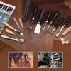 37 Pieces Leather Work Tools, Leather Hand Tools with Edge,