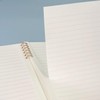 A6 Spiral Notebook, 60 Lined Sheets, 120 White Pages, Blue