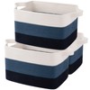 OIAHOMY Storage Basket, Woven Baskets for Storage, Cotton Rope Basket