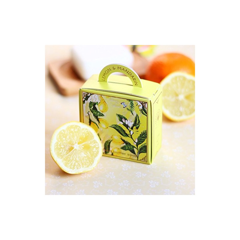 Luxury Guest Soap - Shea Butter Soap 100g - Lemon