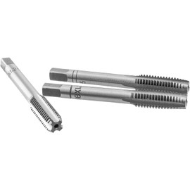 RICHMANN Tap Set M6 x 1.0 / HSS-G (TOP), Si-Cr, 3-Piece - Taper Tap, Middle Tap, Finishing Tap - Hand Tap Set - DIN 352, Tap / Fine Thread / Finishing Tap