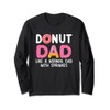 Donut Dad Definition Dessert Food Streusel Donut Day Langarmshirt